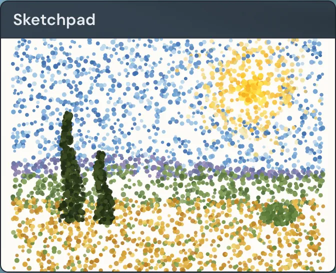Sketchpad widget