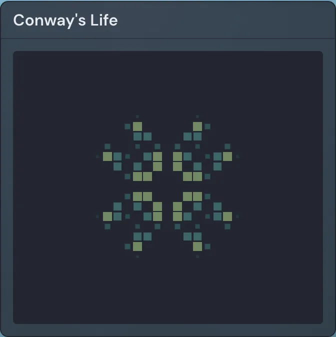 Game of Life widget